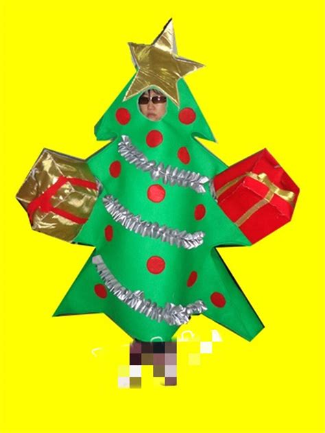 Christmas Tree Mascot Costume Suits Cosplay Party Game Dress Outfits