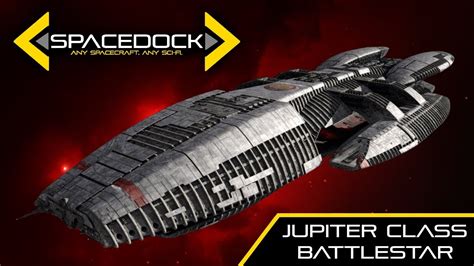 Battlestar Galactica: Jupiter Class Battlestar - Spacedock - YouTube