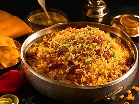 Premium Ai Image Indulge In The Rich Flavors Of Our Biriyani