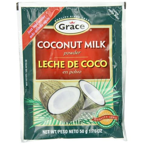 Grace Coconut Milk Powder Envelope 1 76 Ounce Pack Of 12