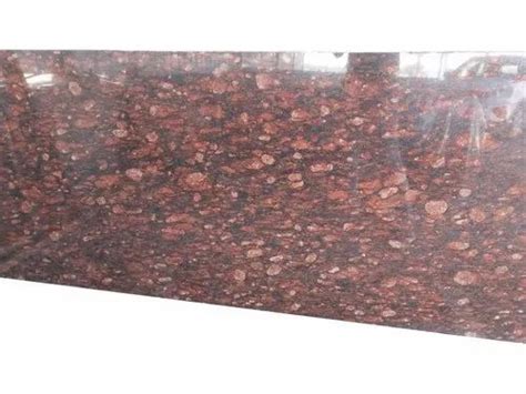 Polished Brown Pearl Granite Slabs Countertops Flooring Thickness