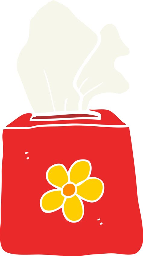 flat color style cartoon tissue box 45206984 PNG