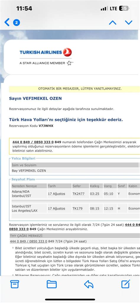 THY Türk Hava Yolları Adıma Bilet Almama İzin Vermiyor! - Şikayetvar