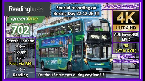 Reading Buses Boxing Day Special Recording Greenline From