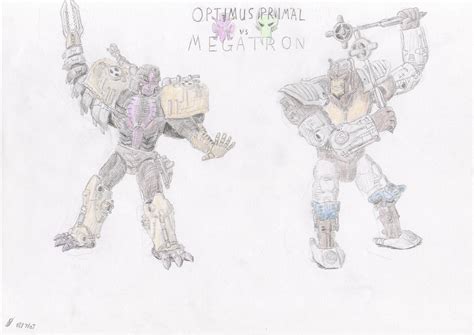 Optimus Primal vs Megatron by SparrowSabre7 on DeviantArt