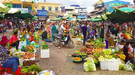 Cambodian Countryside Market Food Compilation Ang Tasom Vs Vihear