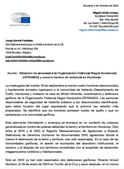 En Honduras Las Comunidades Gar Funas Viven Bajo Asedio Y Violencia Por