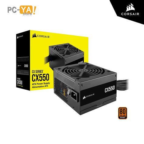 FUENTE DE PODER CORSAIR CX550 550W 80 PLUS BRONZE CX SERIES NEGRO PC