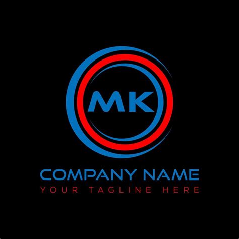 MK letter logo creative design. MK unique design. 21339577 Vector Art ...