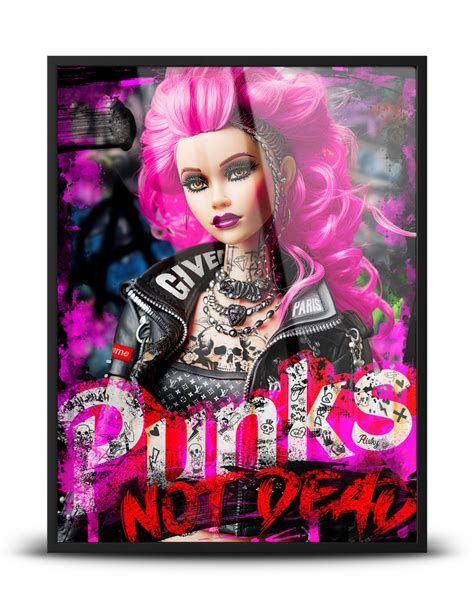 Punk Barbie Punks Not Dead