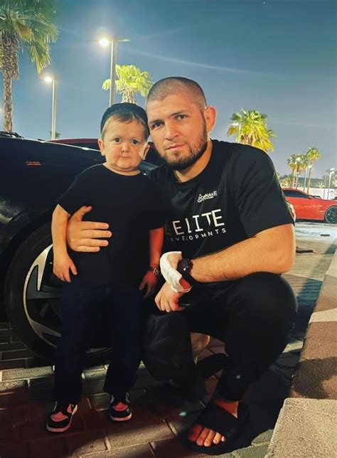 Hasbulla Touches Down In Abu Dhabi And Links Up With Khabib