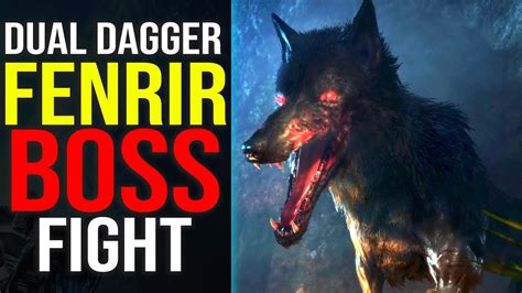 Fenrir Assassin S Creed Valhalla Ac Valhalla Fenrir Boss Fight Using Dual Daggers Youtube