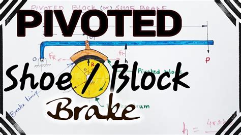 Pivoted Shoe Or Block Brake Determination Of Braking Torque For