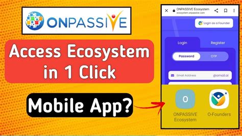 Access Onpassive Ecosystem In 1 Click Onpassive New Update