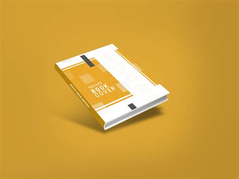 Square Book Mockup With Elegant Shadow Graphic By Sujhonsharma