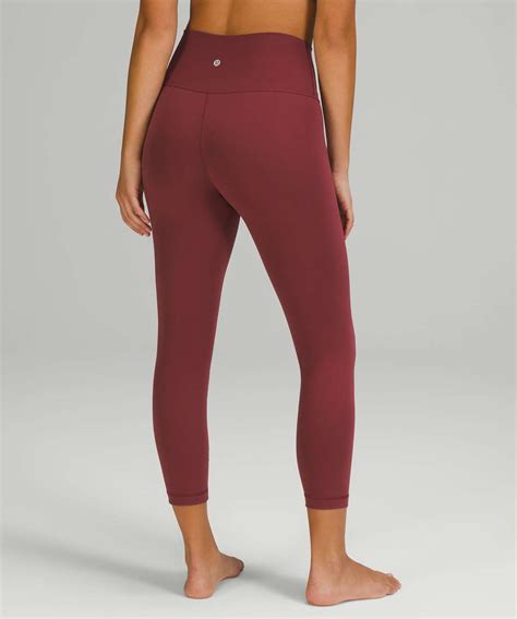 Lululemon Wunder Under High Rise Crop Mulled Wine Lulu Fanatics