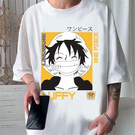 Camiseta Masculina Camisa Feminina One Piece Luffy Faz A Boa