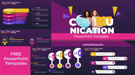 Free Communication Infographics Free Ppt Presentation