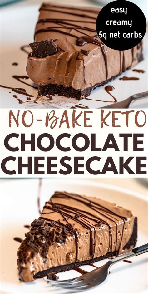 No Bake Keto Chocolate Cheesecake Artofit