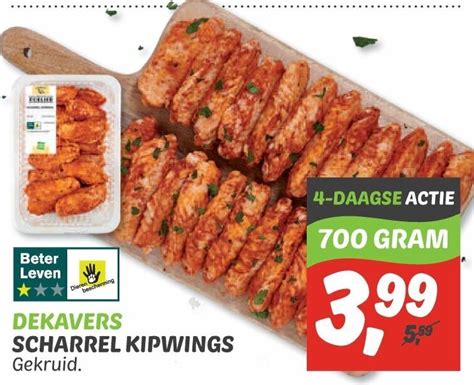 Scharrel Kipwings 700g Aanbieding Bij Dekamarkt