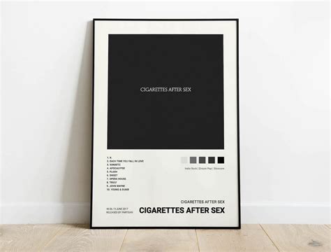 Cigarettes After Sex Cigarettes After Sex Debut Album Cover Poster