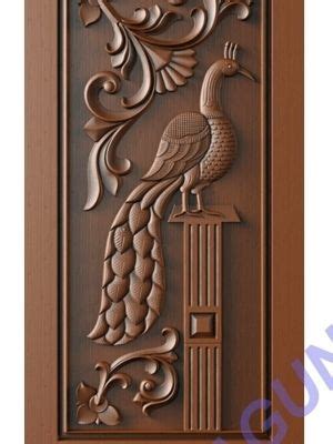 Barniss 3 5 X 7 Feet 26 Mm Thick Designer Carved Wooden Doors At Best