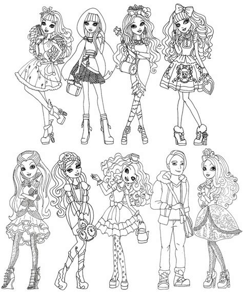 Dibujo De Ever After High Briar Beauty Para Colorear Dibujos Para