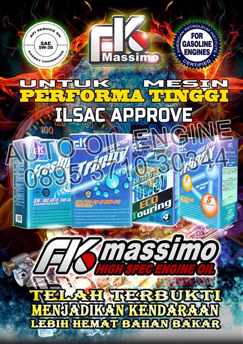 Hub 0895 3710 30344 Oli Fk Massimo Auto Multi Product Oli Oil Oli