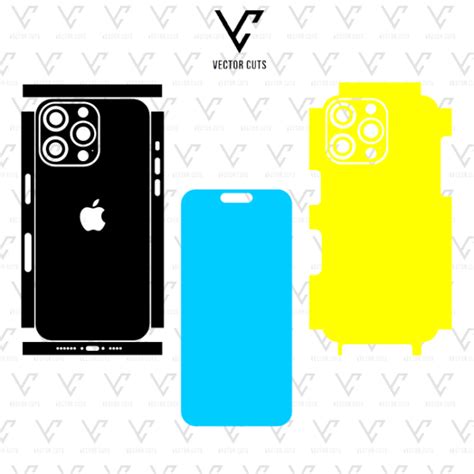 IPhone 15 Pro Max Mobile Vector Skin Cut Template File