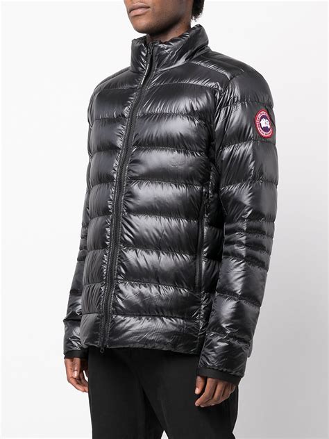 Canada Goose Crofton High Neck Puffer Jacket Black Farfetch Uk