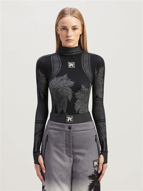 Baselayer Skitop Mit Palmenmuster Palm Angels Official