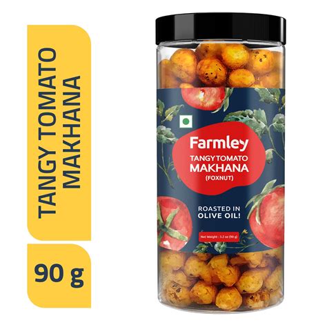 Buy Farmley Roasted Makhana Tangy Tomato 90 G Online In Uae Talabat Uae