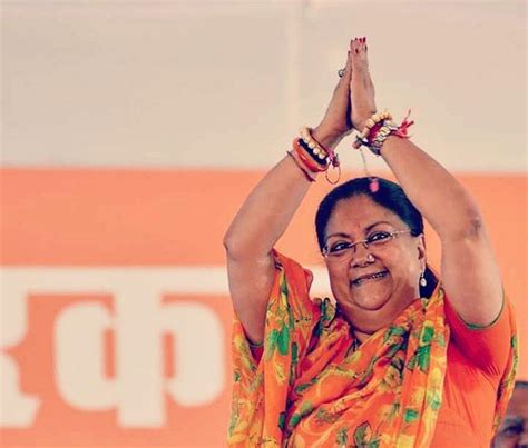 Vasundhara Raje The Former Cm Who Inspired Women In Rajasthan