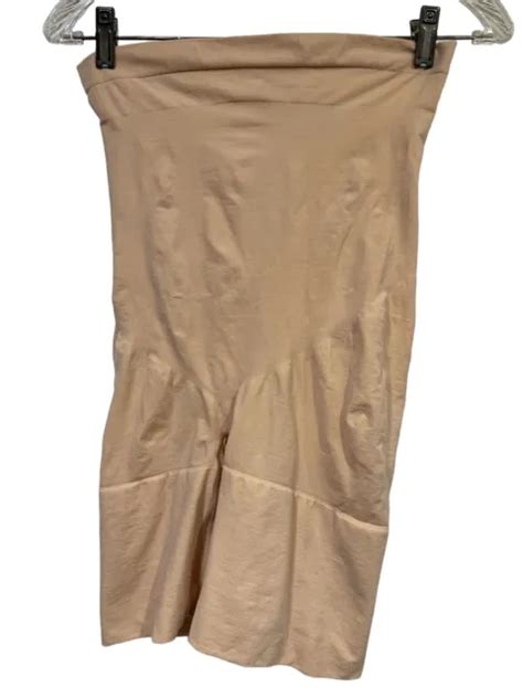 Spanx Higher Power High Waist Short Plus X Soft Nude Nwot Free