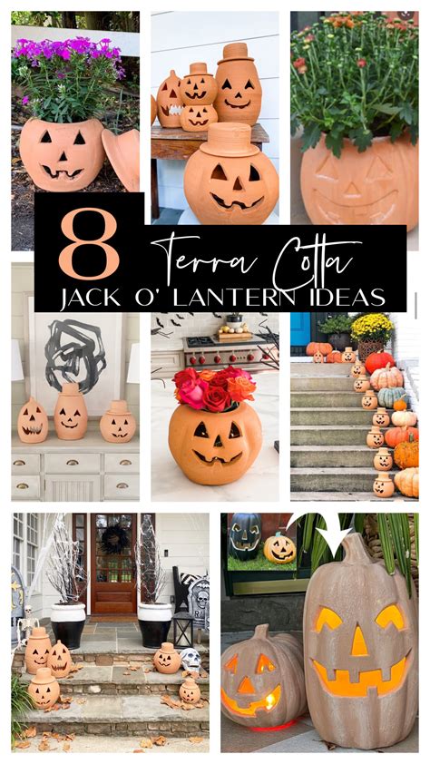 The Halloween Home Terra Cotta Jack O Lanterns Southern State Of