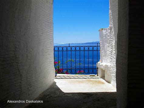 Sea View Balcony Photograph by Alexandros Daskalakis - Fine Art America