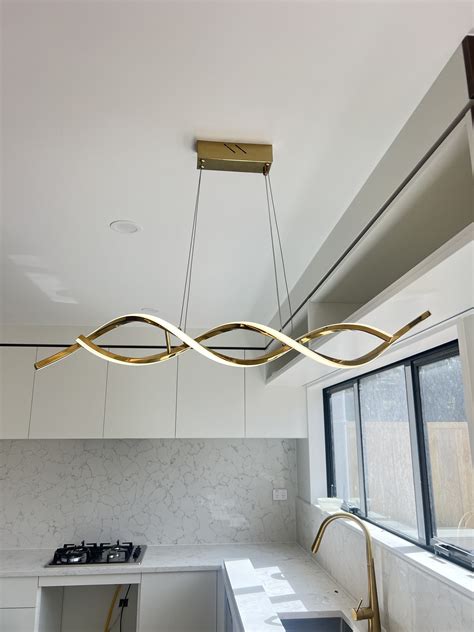 Linear Golden Kitchen Island Bar Light PLD475G – LIGHTING STATION