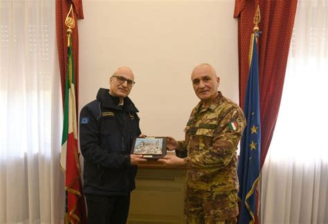 IL CAPO DELLA PROTEZIONE CIVILE IN VISITA AL COMANDO DI ROMA CAPITALE