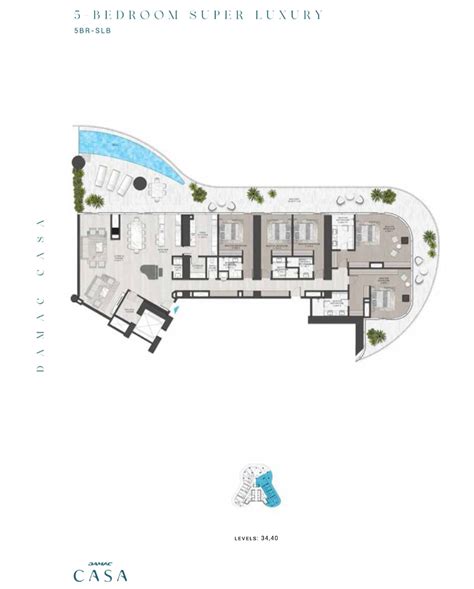 Damac Casa Tower Floor Plans - Apartments & Townhouses