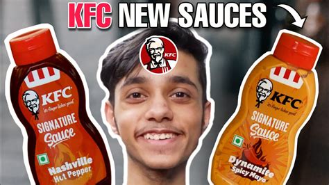 Kfc Dynamite Sauce Kfc Nashville Sauce Taste Test Kfc India Youtube