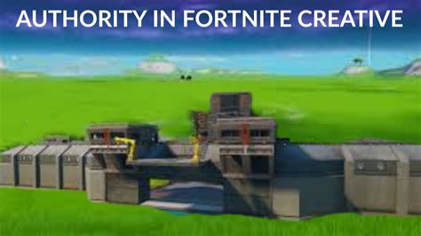 How To Make Authority In Fortnite Creative Chapter Season Youtube