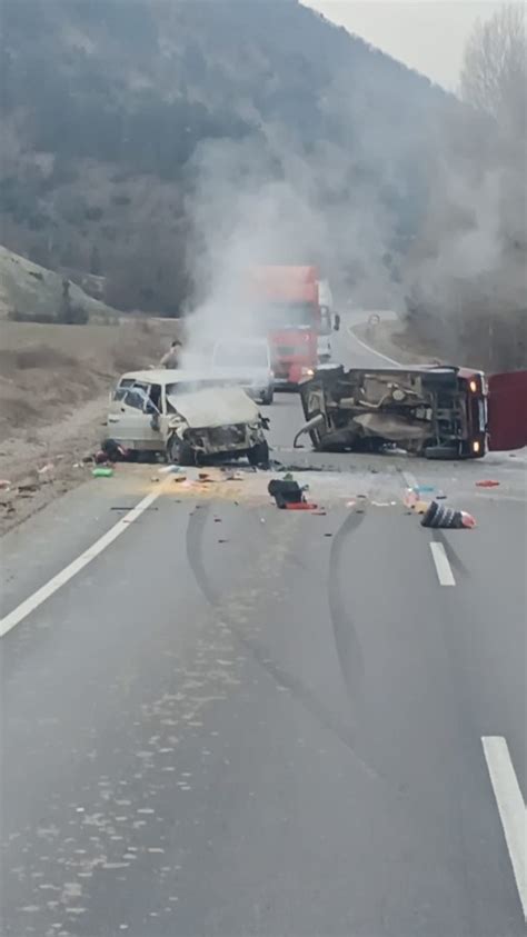 BOLU ANKARA YOLUNDA ÇOK KÖTÜ KAZA 3 KİŞİ ÖLDÜ Manşet 14