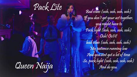 Pack Lite Lyrics Queen Naija Lyricsboutique