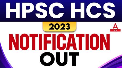 Hcs 2024 Notification Out 🔥 Hpsc Hcs Vacancy Exam Date Syllabus