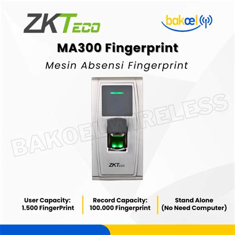 Jual Zkteco Mesin Absensi Fingerprint MA300 Shopee Indonesia