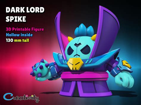 STL file DARK LORD SPIKE - BRAWL STARS - 3D PRINT MODEL 🌃・3D printer model to download・Cults