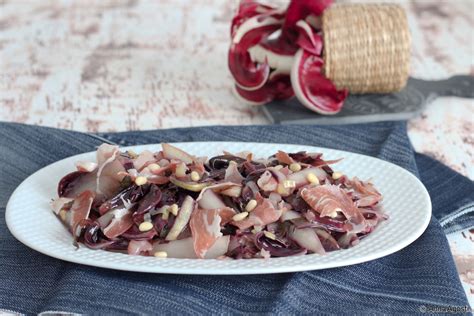 Radicchio In Padella Pinoli E Pancetta Contorno Di Stagione