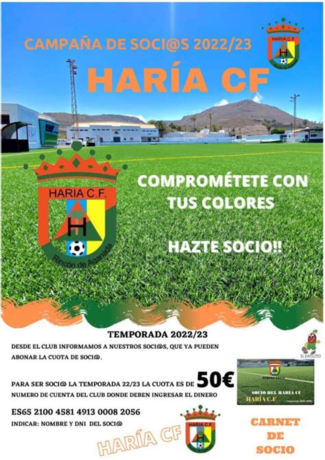 El Haría CF saca a la venta sus abonos para la temporada 2022 23 Web