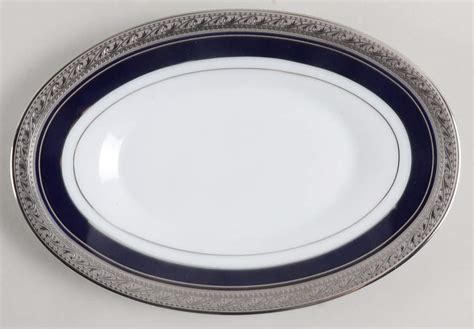 Crestwood Cobalt Platinum Relish Butter Tray By Noritake Replacements