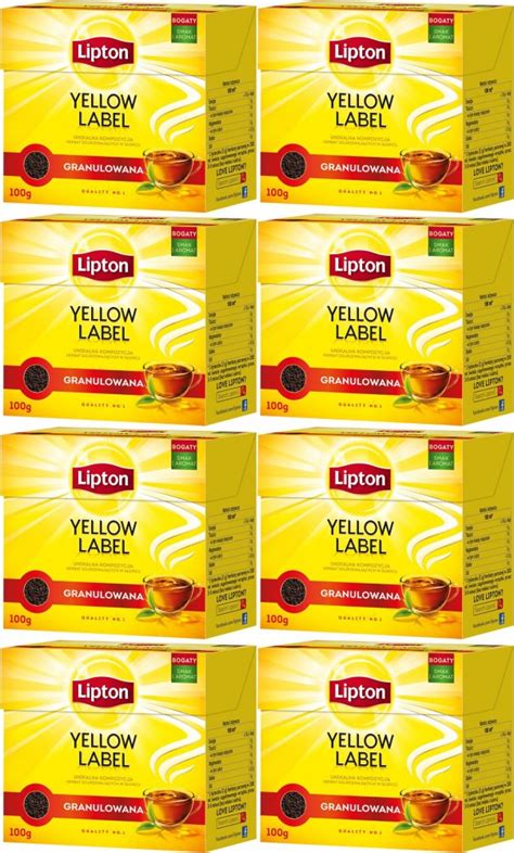 Herbata Czarna Granulowana Lipton 100g X8 12709157388 Allegro Pl